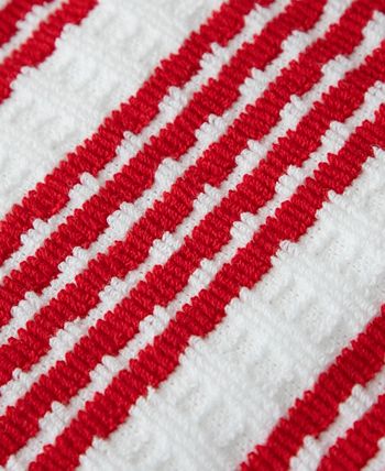 T-Fal Coordinating Flat Waffle Weave Dish Cloth, Set of 12 - Red