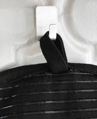 Ribbed Silicone Cotton Twill Pot Holder, Set of 2