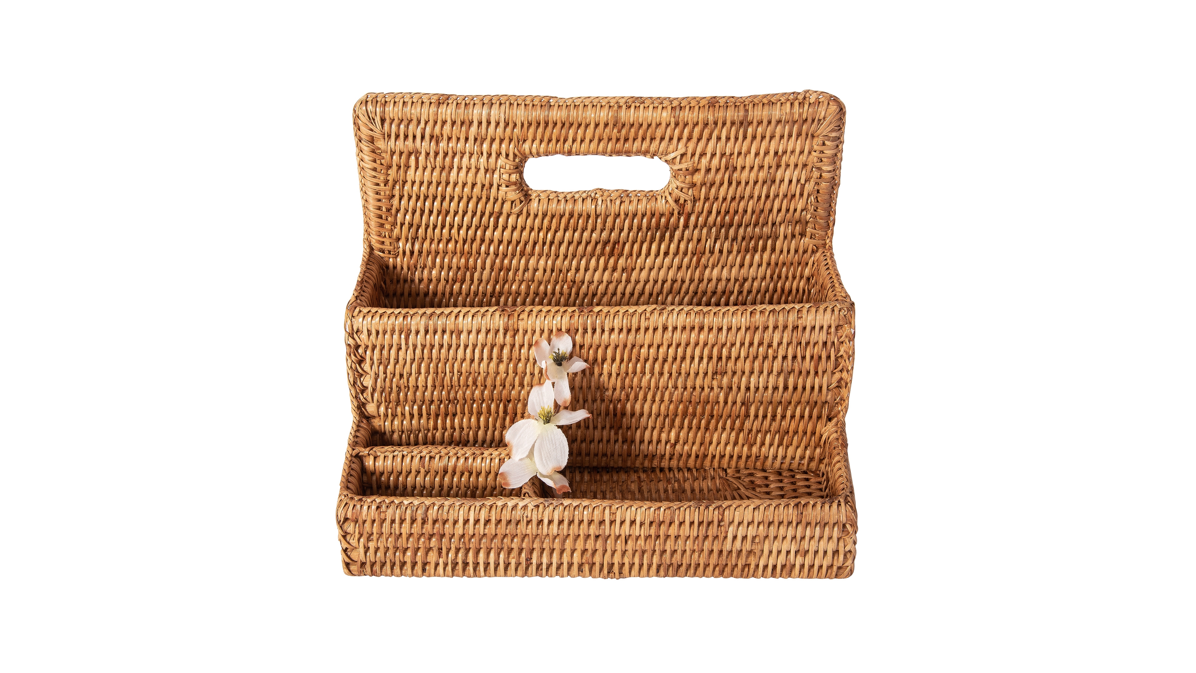 Artifacts Trading Company Artifacts Rattan Standing Stationary Sorter