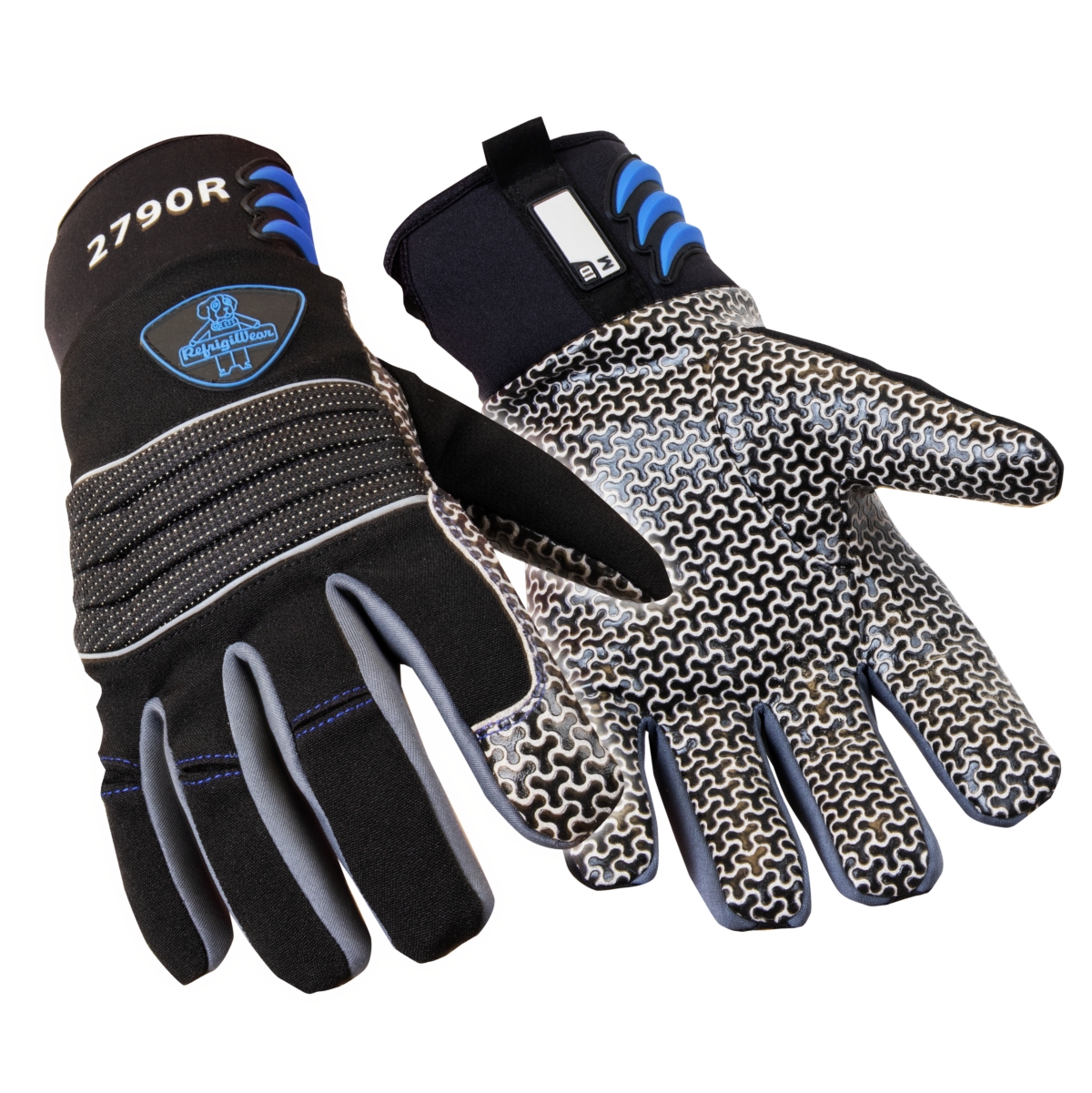 RefrigiWear Men's Insulated ArcticFit Max Gloves with Polar Fleece Liner Impact Protection and Silicone Grip
