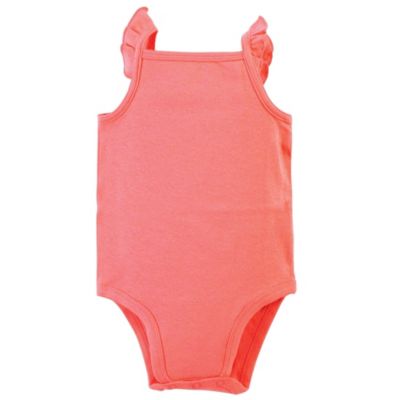 Baby Girls 5Pk Natural Sleeveless Bodysuits