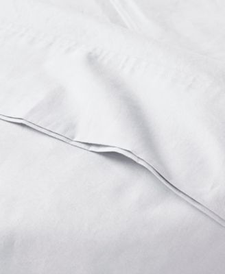 Peached Cotton Percale 3-Pc. Sheet Set, Twin