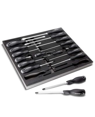 Powerbuilt 17 Piece Pro Tech Double Injection Screwdriver Set - Macy's