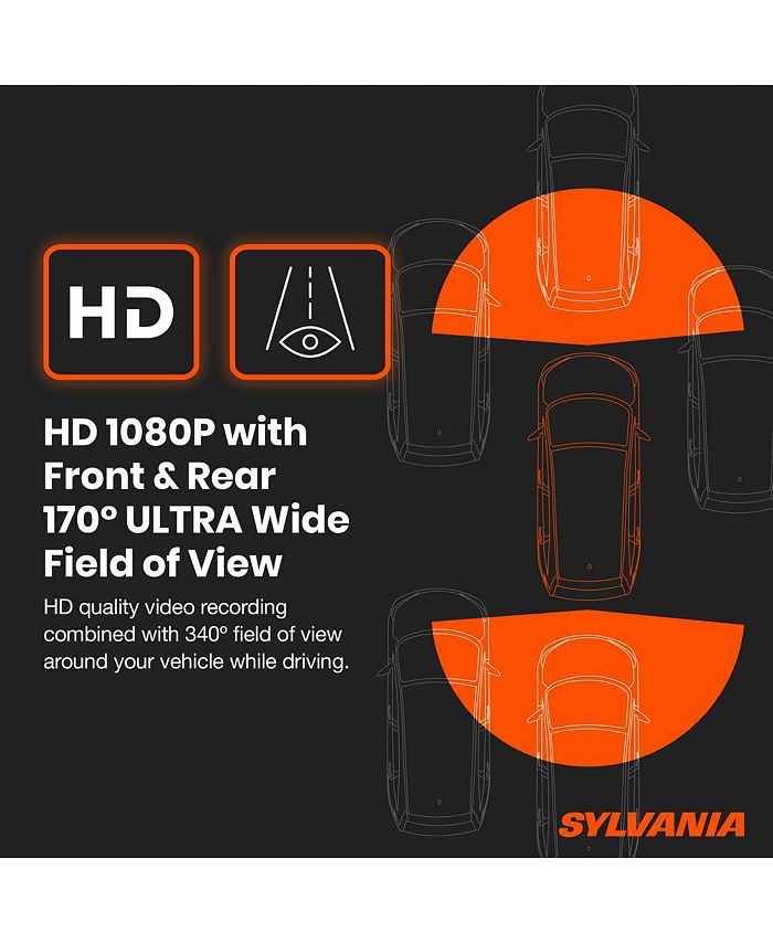Sylvania Roadsight Basic Dash Camera 110 Degree View, Hd
