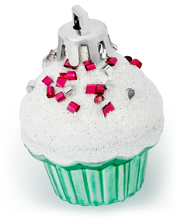 Holiday Lane 4Pc. Mini Cupcake Ornament Set, Created for Macy's Macy's