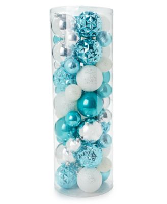 Holiday Lane - Northern Lights Plastic Ball Ornaments, Set of 50