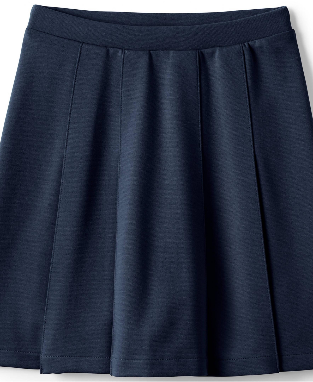 Lands' End Little Girls Ponte Pleat Skirt at the Knee