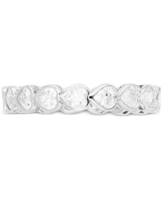 Macy's - Cubic Zirconia Heart Band (Also in Lab-Created Morganite)