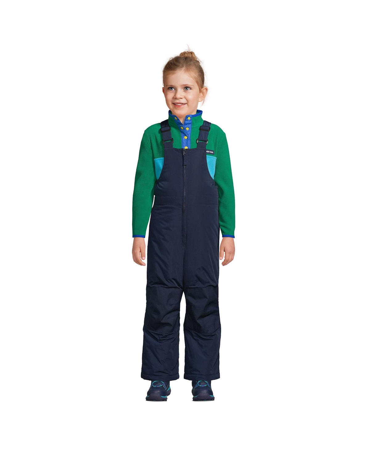 Lands' End Girls Iron Knee Winter Snow Bibs