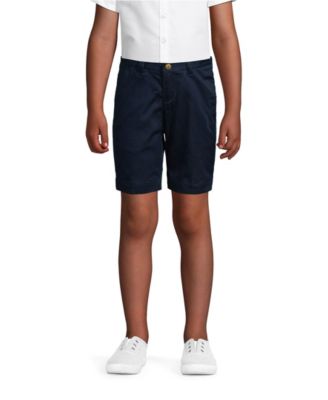 Little Girls Plain Front Blend Chino Shorts