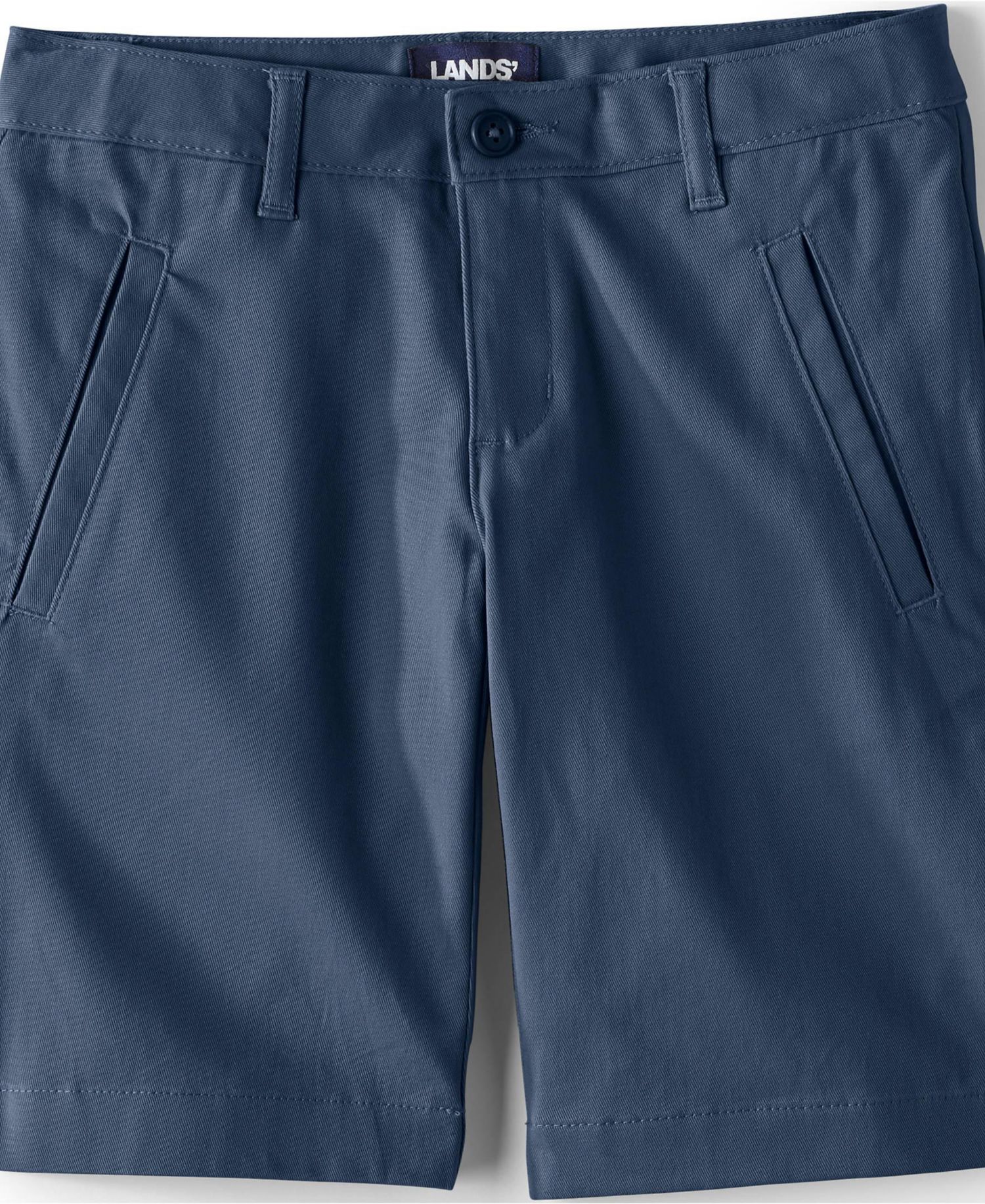 Little Girls School Uniform Stretch Stretch Chino Bermuda Shorts