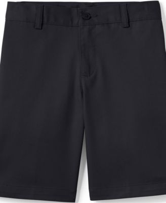 Men's School Uniform Boys Plain Front Blend Chino Shorts