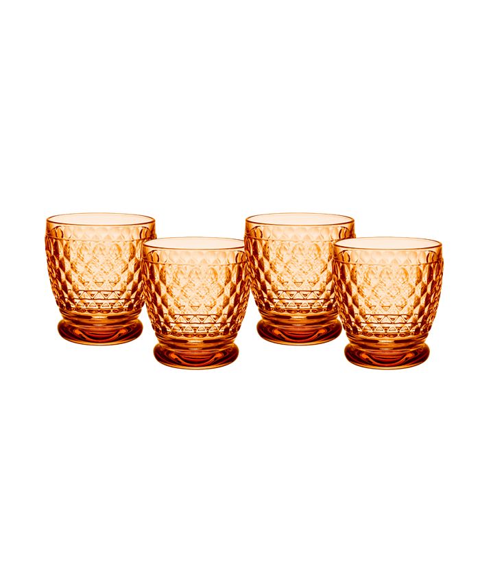 Villeroy & Boch Boston Double Old Fashioned 4 Piece Glass Set Macy's