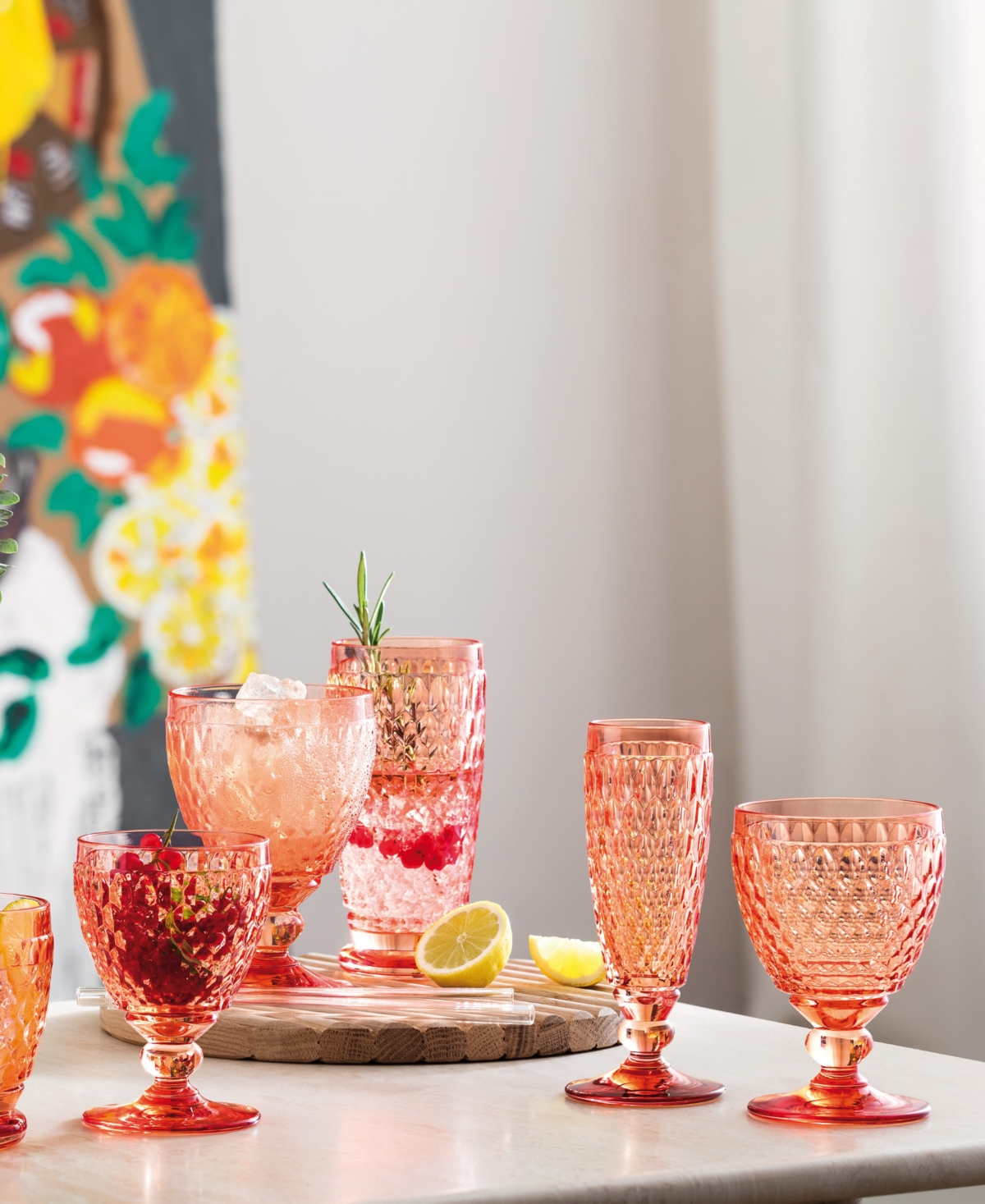 Villeroy & Boch Boston Red Wine Glass In Saffron
