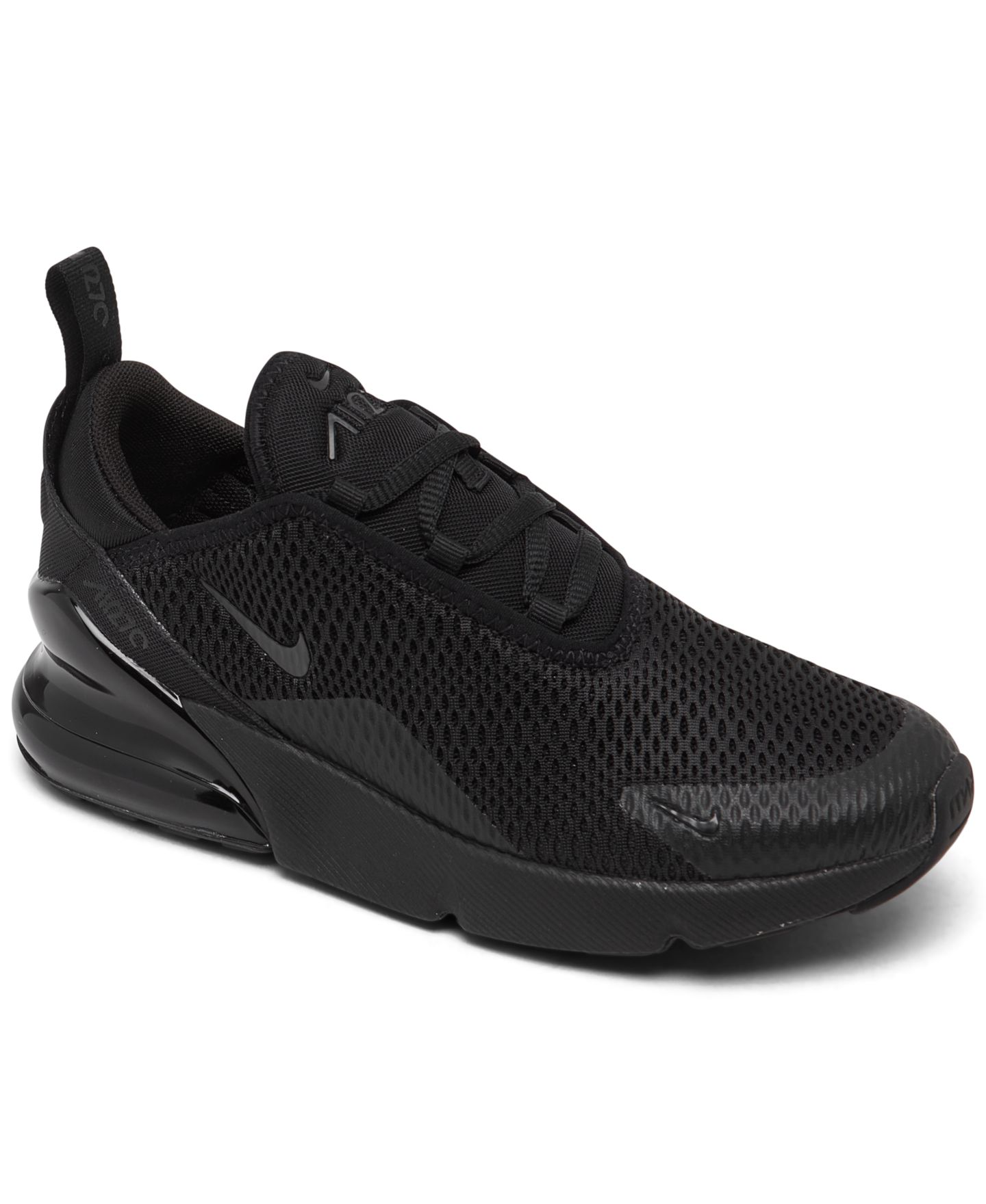 Детские повседневные кроссовки Nike Air Max 270, цвет: Чёрный — фото 1