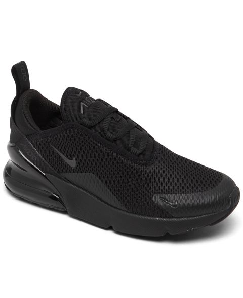 Детские повседневные кроссовки Nike Air Max 270, цвет: Чёрный