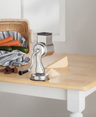 Suction Base Cheese Grater with 2 Grating Drums, The Italian Market Original since 1906