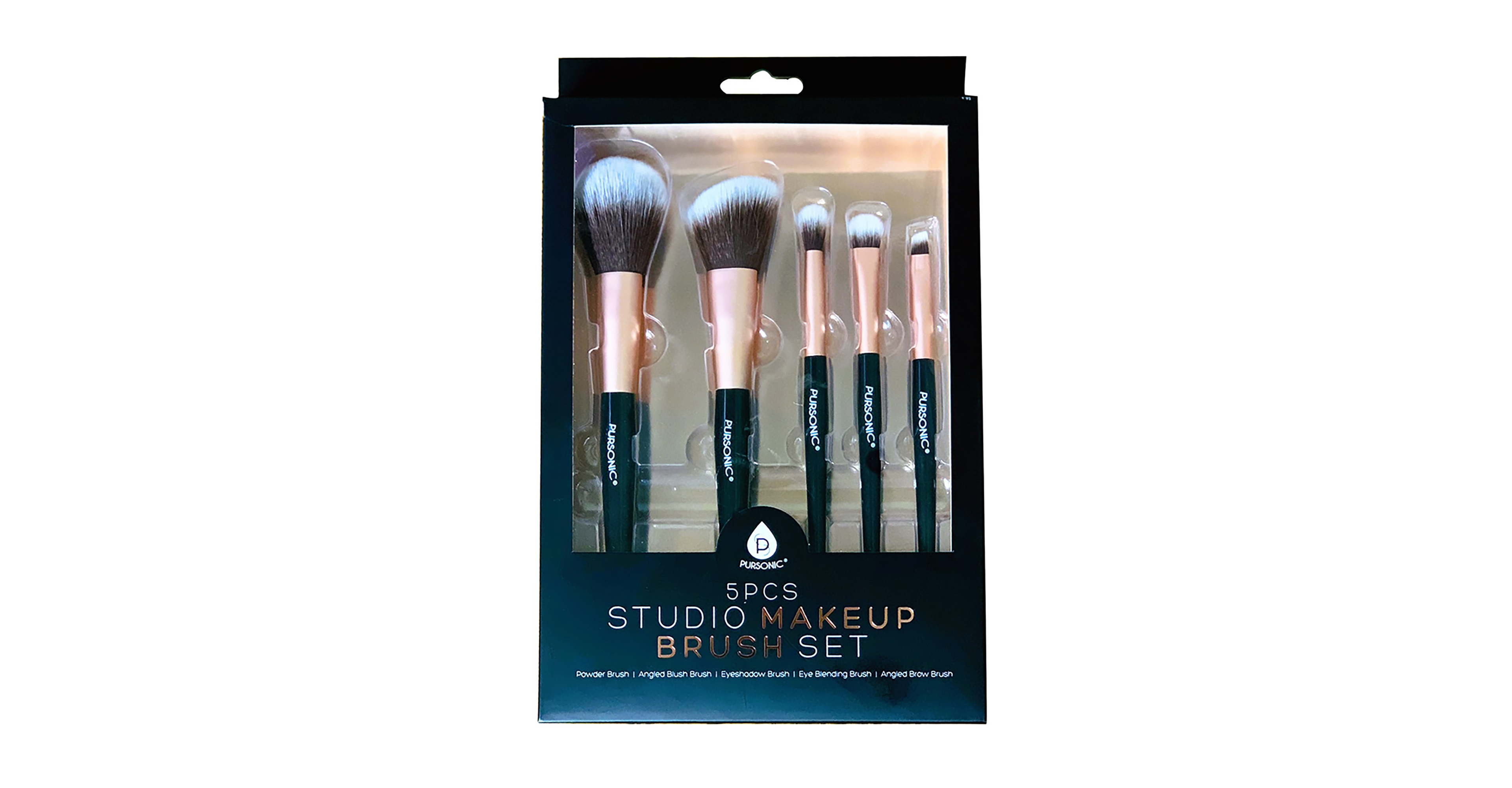 Pursonic 5 Pcs Studio Makeup Brush Set