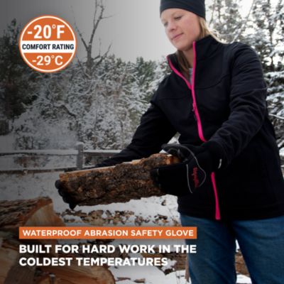 Men's Waterproof Abrasion Safety Glove - Durable, Warm Hand Protection for Tough Jobs