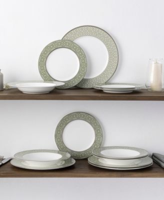 Infinity Platinum 4 Piece Dinner Plate Set , Service for 4