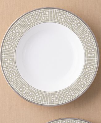 Infinity Green Platinum 4 Piece Soup Bowl Set 12 oz, Service for 4