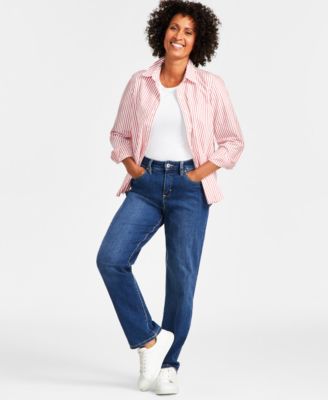 Style & Co - Women's Straight-Leg High Rise Jeans