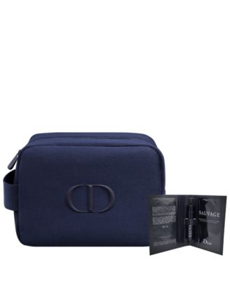 New 2022 Dior Navy shops Kit Bag Case Holdall & Mini Sauvage Elixir