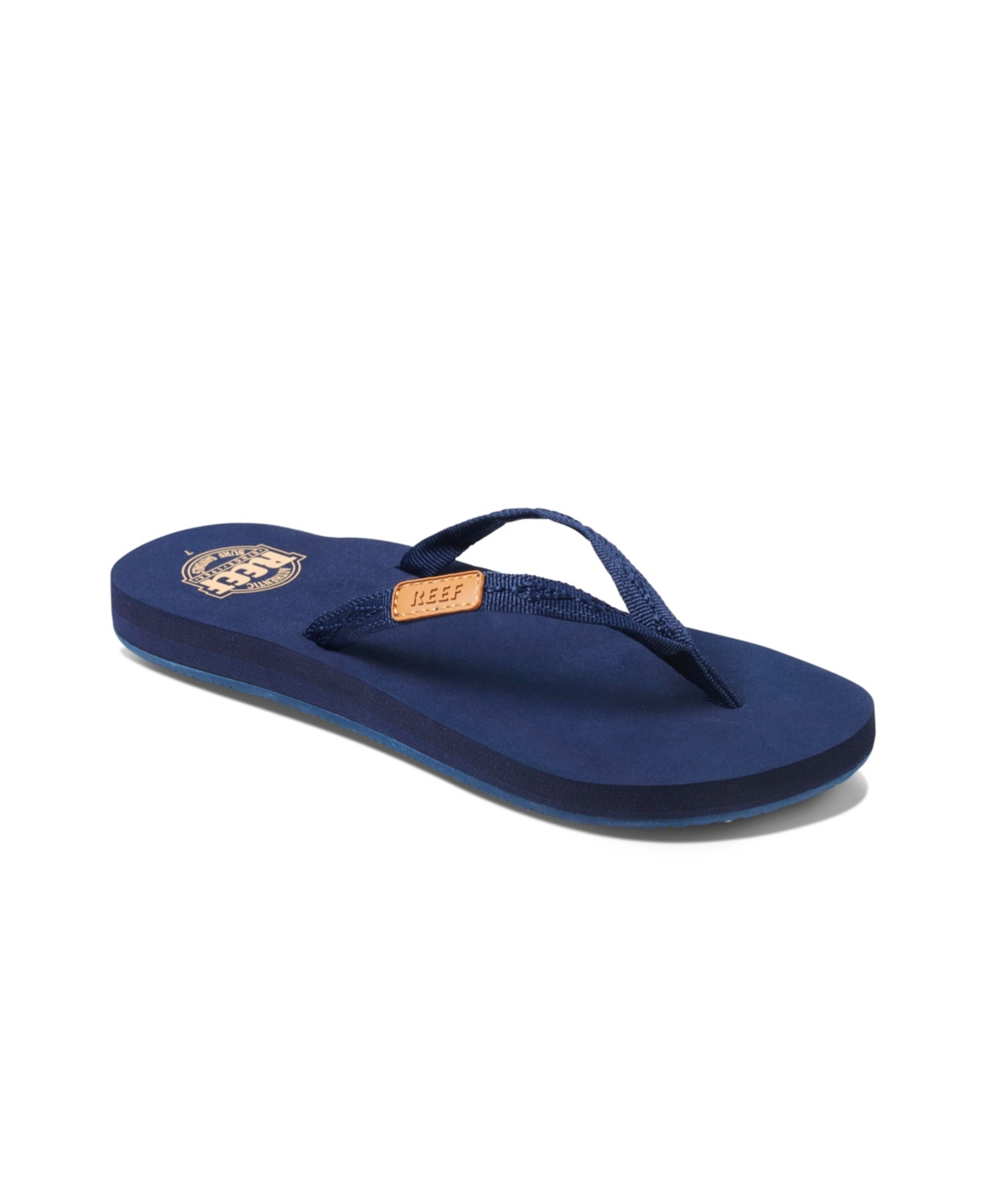 Reef Ginger Thong Sandals In Navy