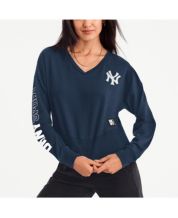 Womens Fanatics Branded Navy New York Yankees Plus Size Live For It  Crossover V-Neck T-Shirt