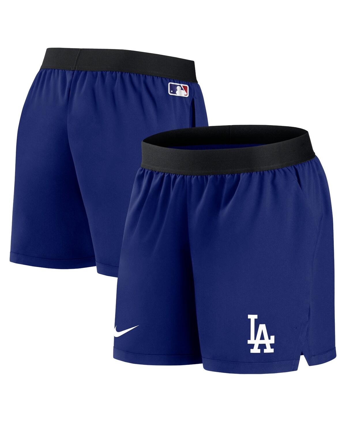 Nike Women's  Royal Los Angeles Dodgers Authentic Collection Team Performance Shorts In Royal