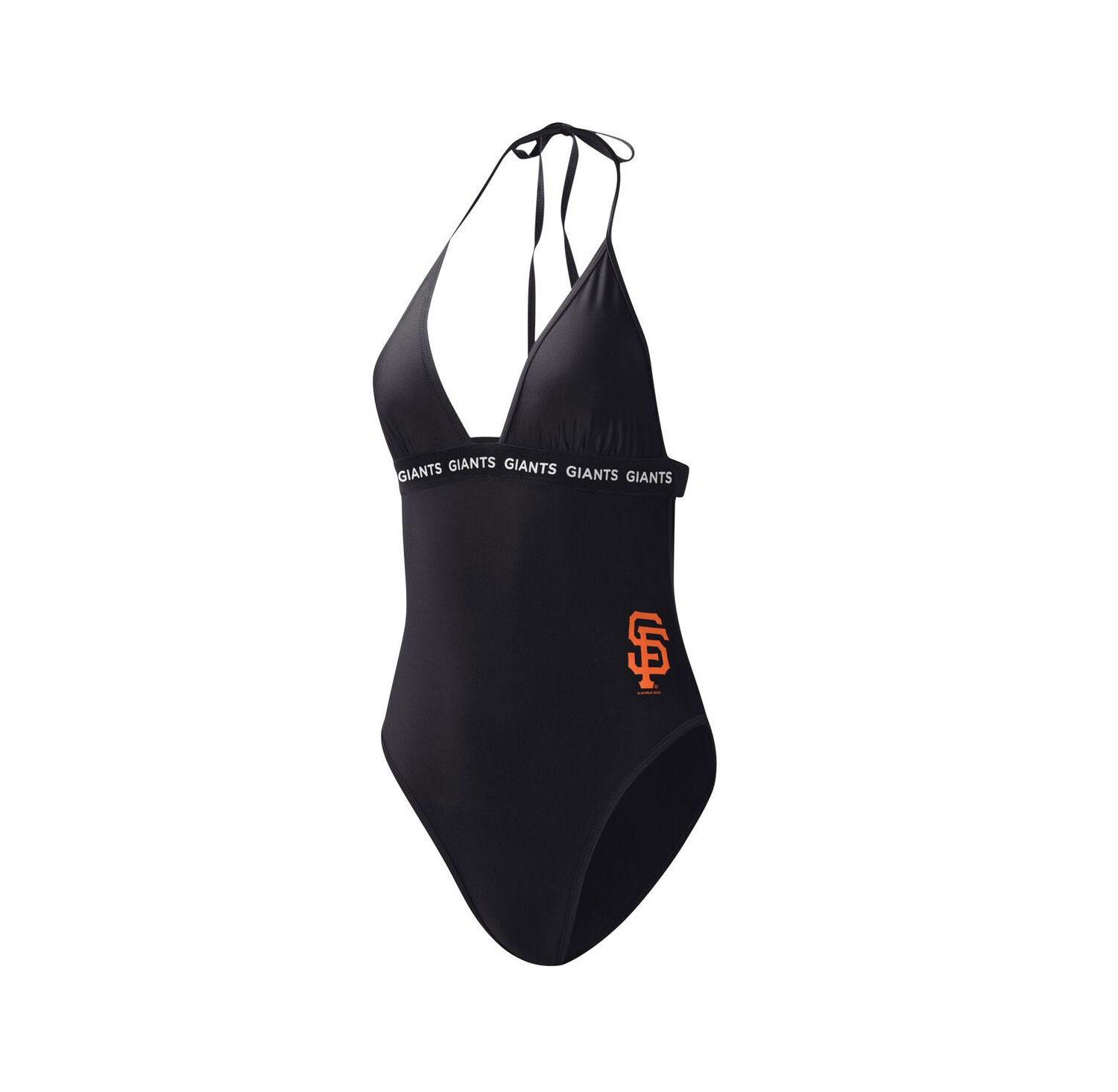 Women's Black San Francisco Giants Full Count One-Piece Swimsuit