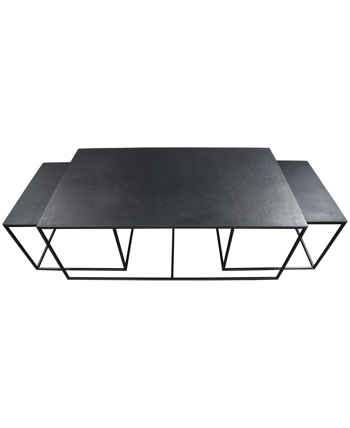 Declan Nesting Coffee Table - Antique-like Charcoal