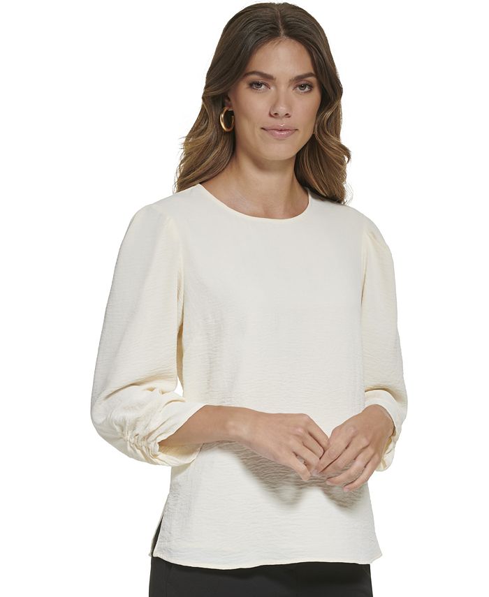 White Long Sleeve Womens Tops - Macy's