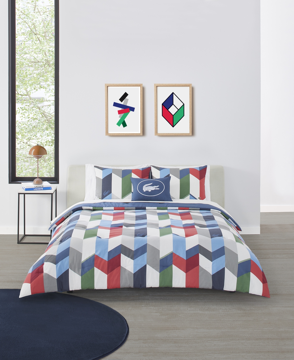 Lacoste Home Beaumont Comforter Set, King In Multi