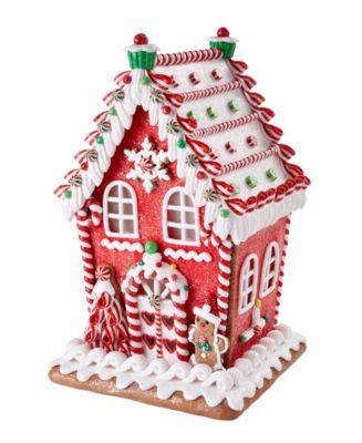 Holiday Lane Christmas Cheer LED Gingerbread Candy House, Created for ...