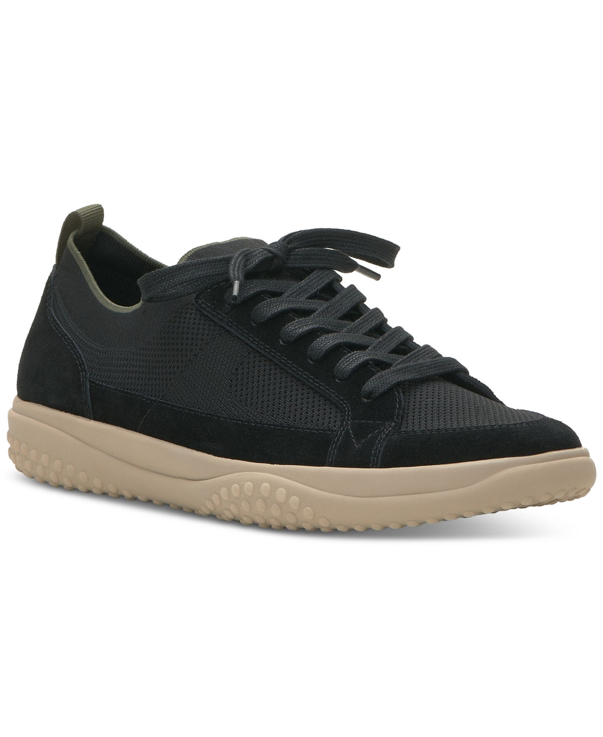 Shop Vince Camuto Men's Hadyn Stretch Knit Sneaker In Black (gum Outsole)