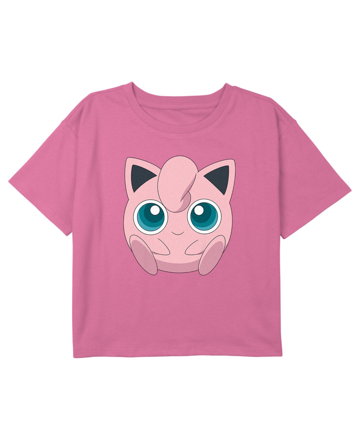Nintendo Girl's Pokemon Cute Jigglypuff Portrait Child T-shirt In Light Pink
