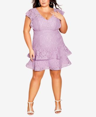 City Chic Trendy Plus Size Sienna Dress - Macy's