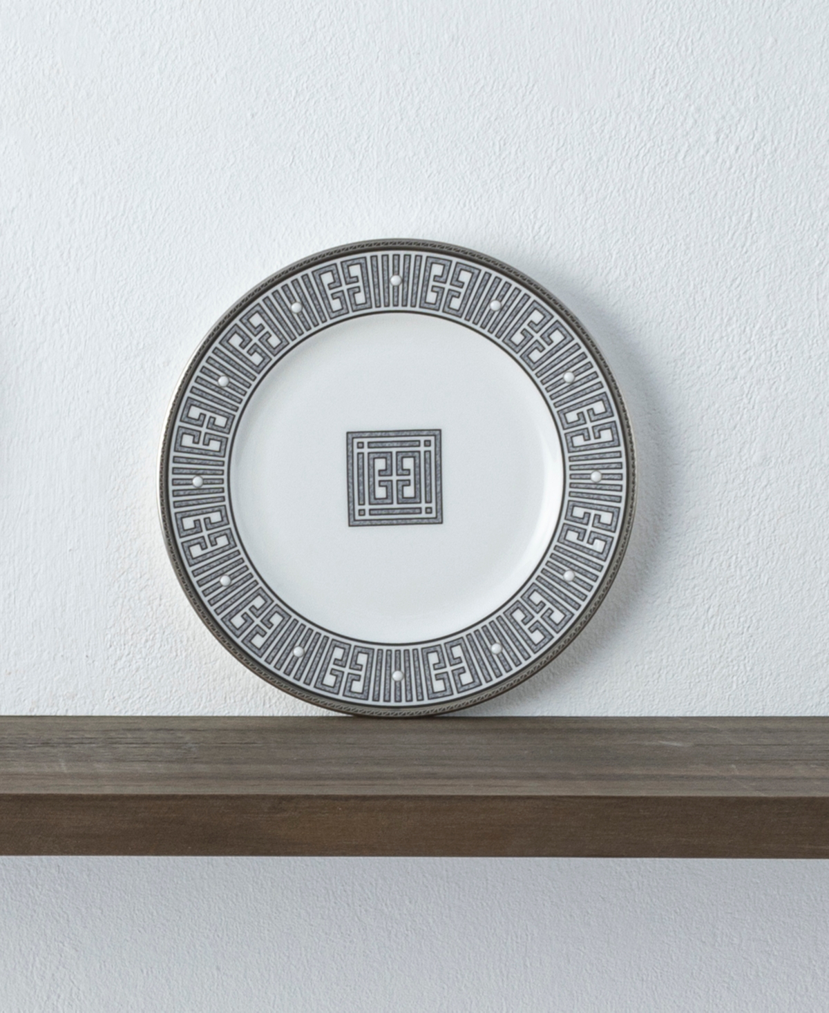 Noritake Infinity Graphite 4 Piece Bread Butter/appetizer Plate Set, Service For 4 In Gray