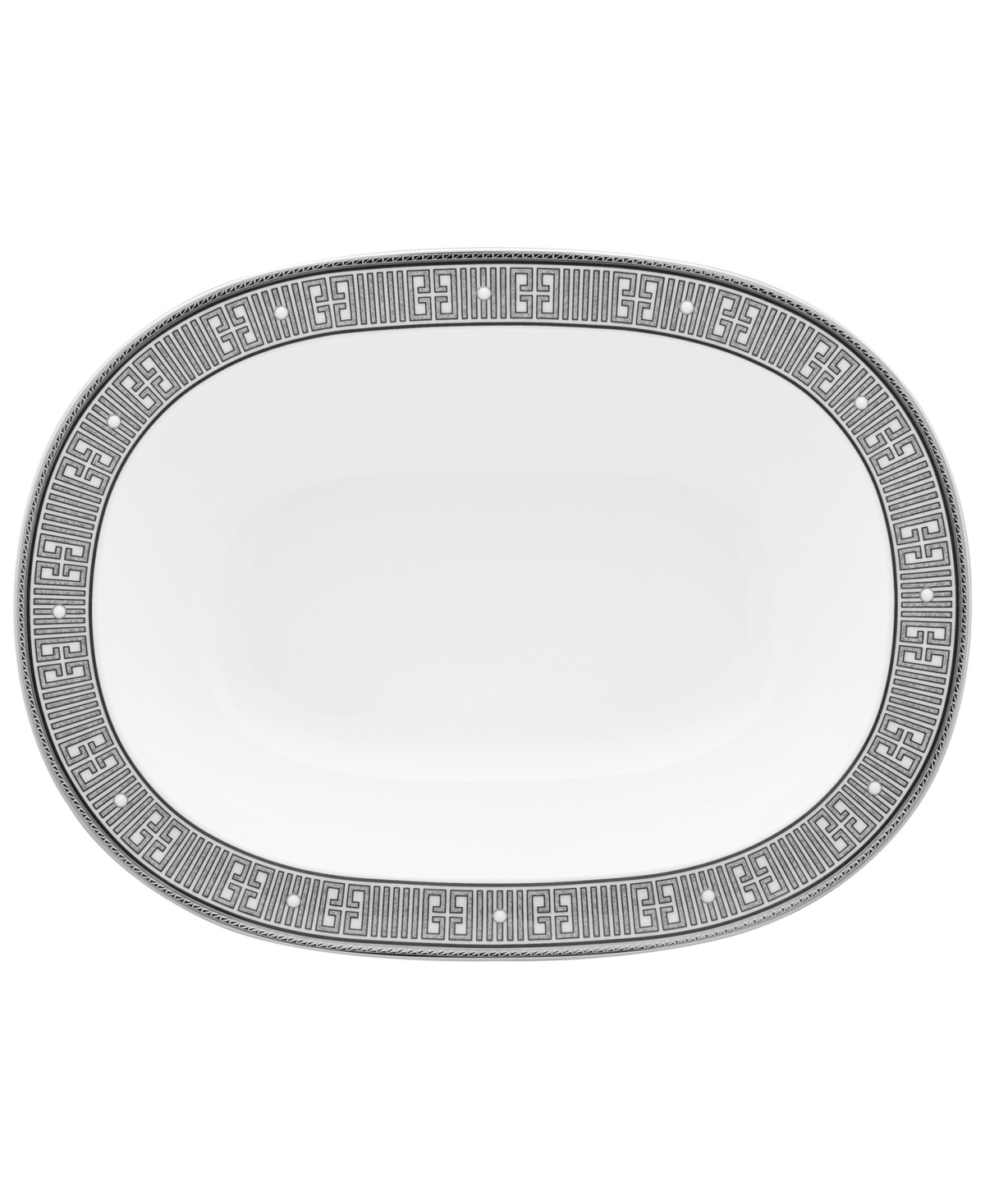 Noritake Infinity Graphite Oval Vegetable Bowl 24 oz In Graphite