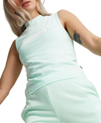 Puma - Women's Essential Slim-Fit Logo Tank Top