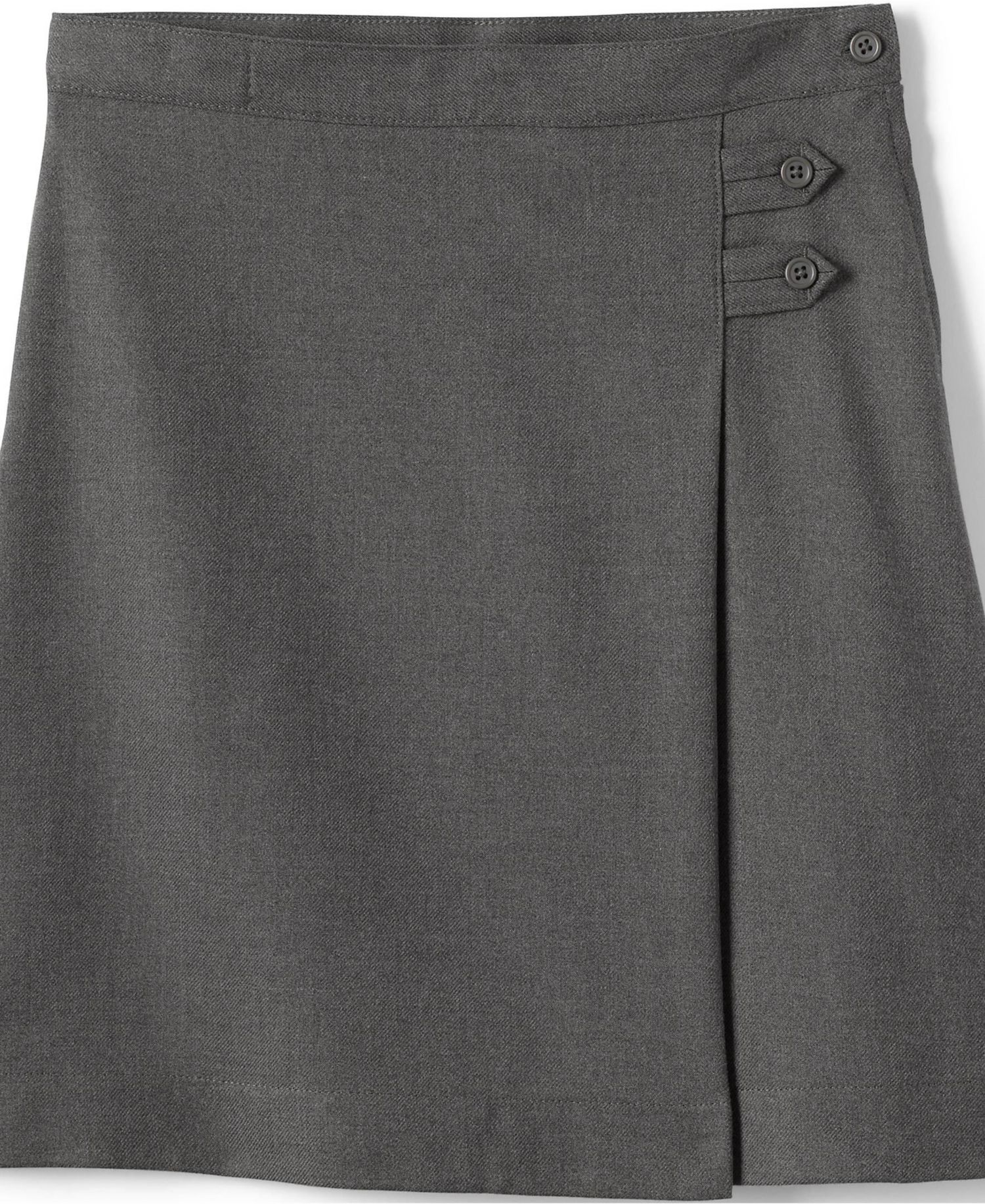 Men's School Uniform Girls Child Plus Solid A-line Skirt Below the Knee