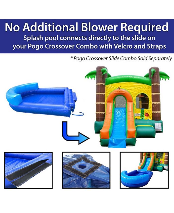 Pogo Bounce House Blue Pool Attachment for Crossover Combo Units 8