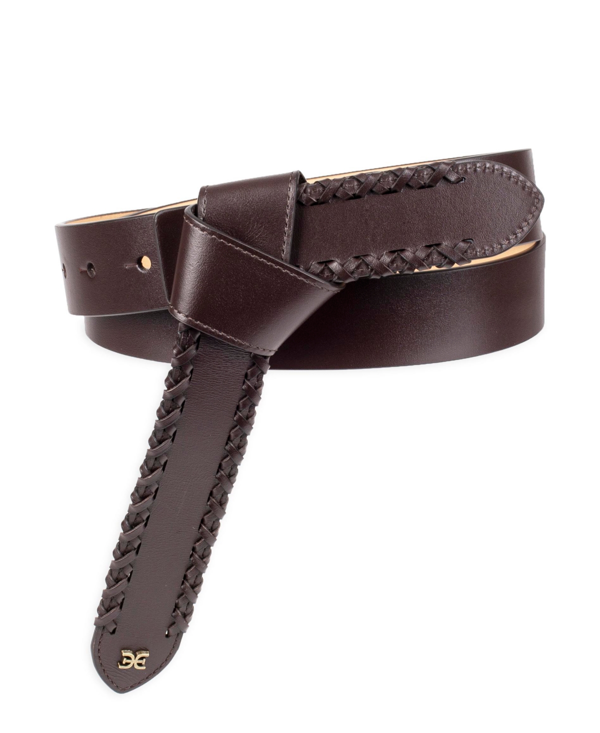 Women's Pre-Knotted Faux Wrap Belt - Brown