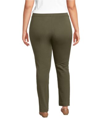 Plus Size Starfish Mid Rise Slim Leg Pants