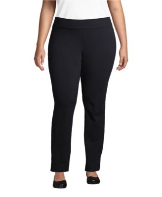 Plus Size Starfish Mid Rise Slim Leg Pants