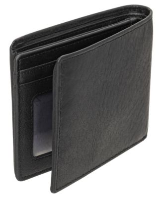 Men's Buffalo RFID Secure Center Wing Wallet with Coin Pocket