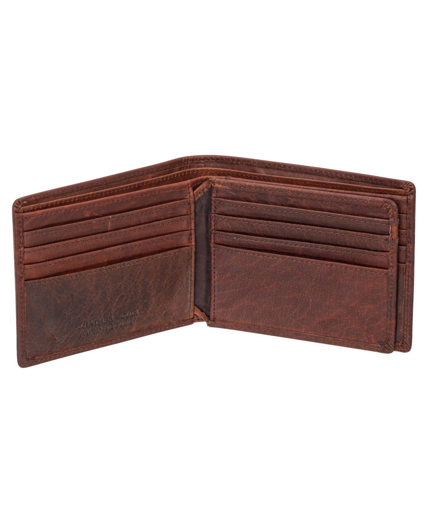 Men's Buffalo RFID Secure Center Wing Billfold Wallet