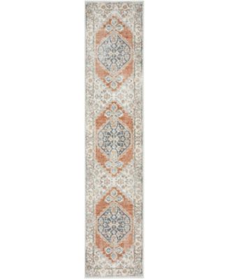 Astra Machine Washable ASW11 2'2" x 10' Runner Area Rug