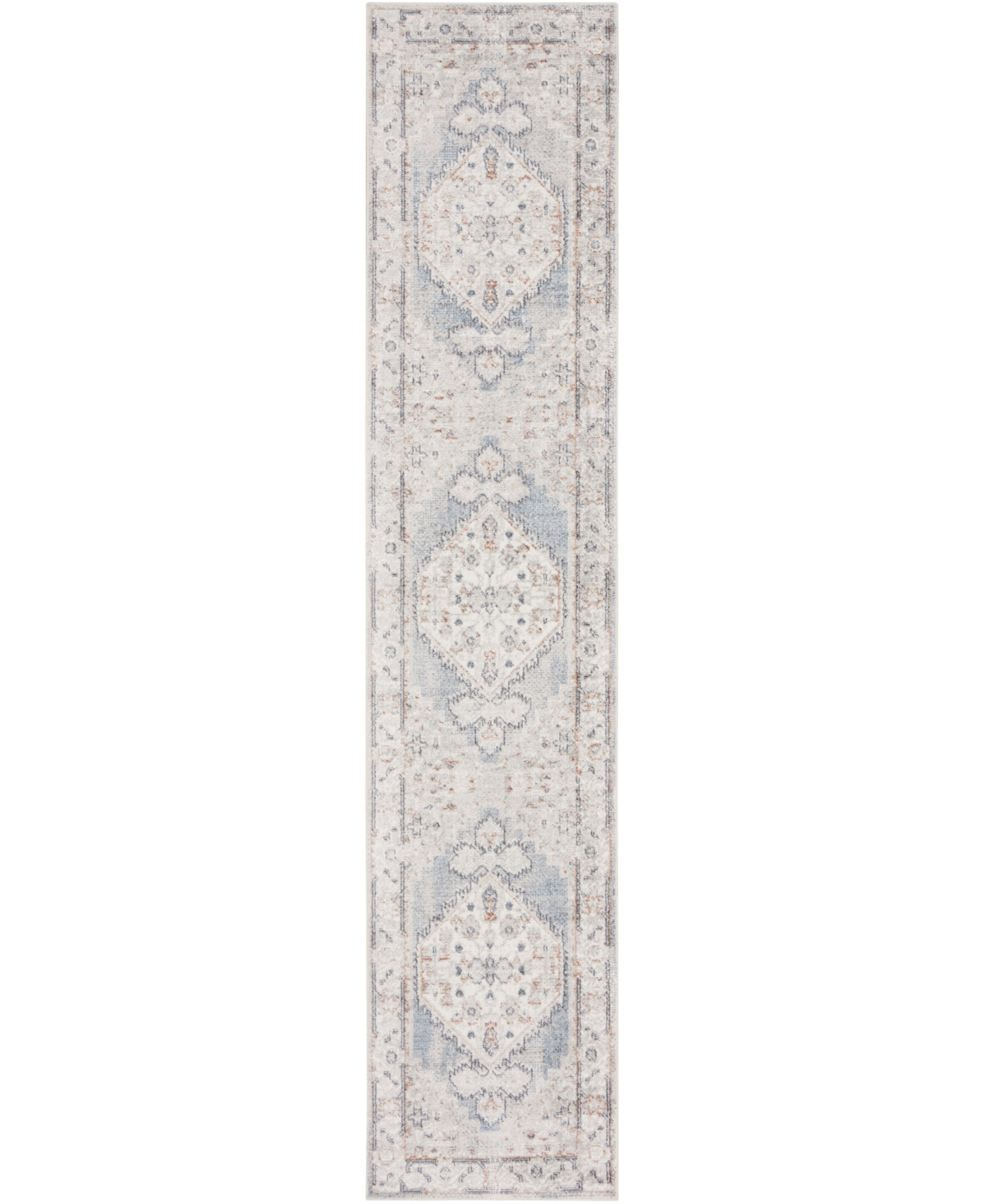 NOURISON ASTRA MACHINE WASHABLE ASW11 2'2" X 10' RUNNER AREA RUG 